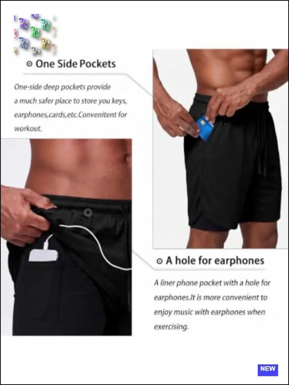 Men's 2-in-1 Running Shorts 7